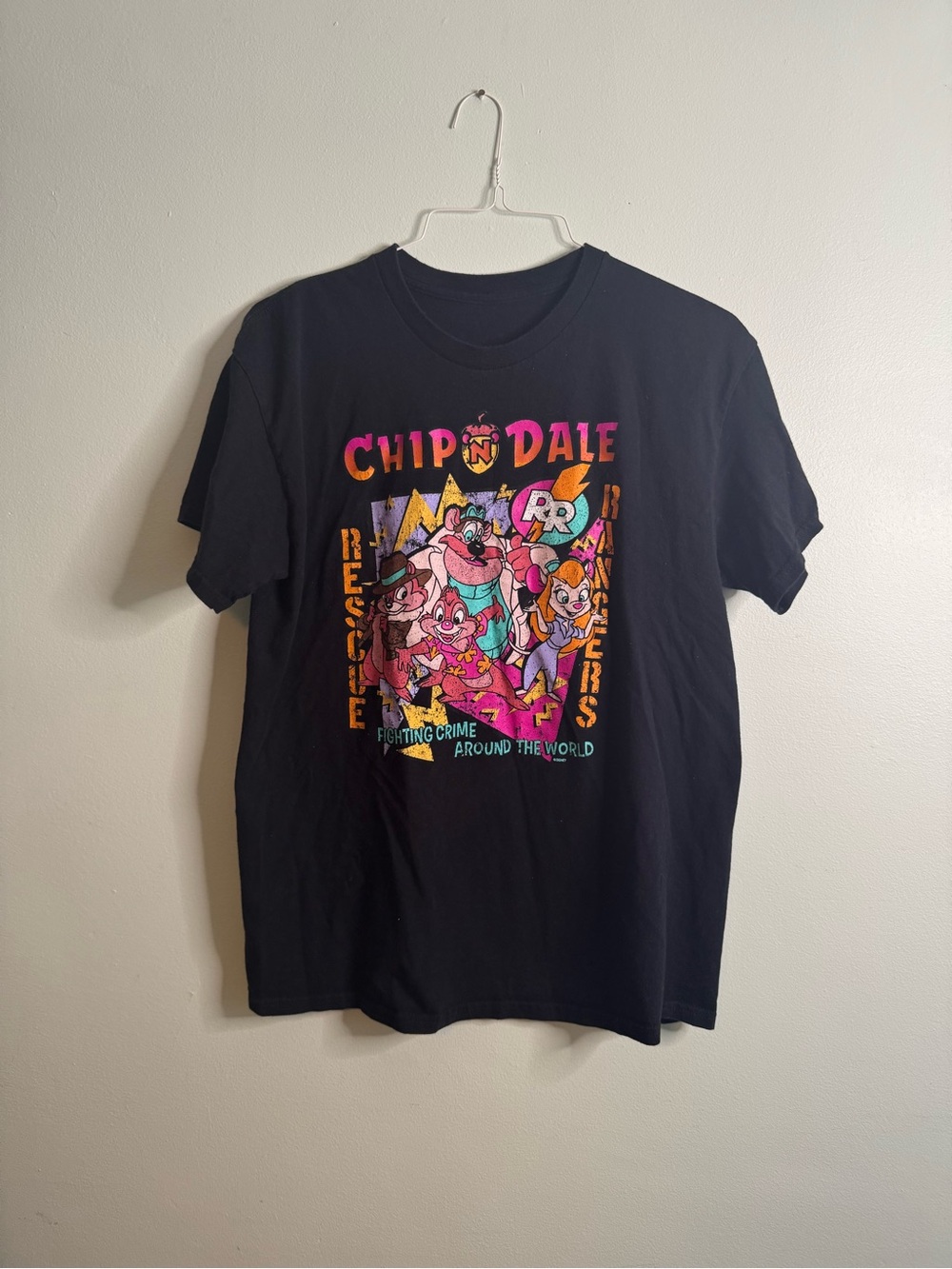 Chip 'n Dale Graphic Tee - Retro Cartoon (XL)